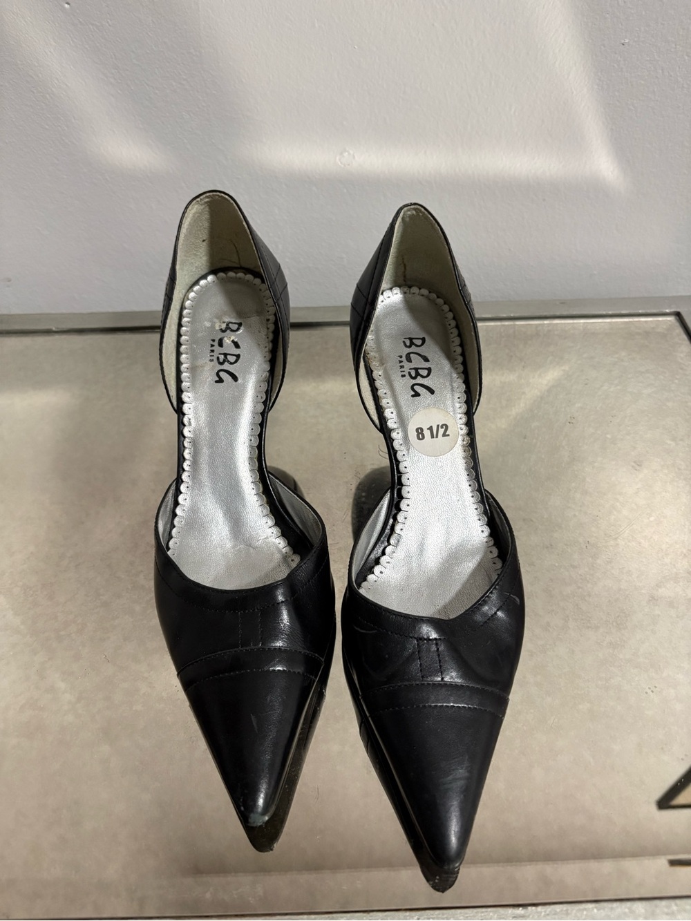 Bcbg Black Pointed D'Orsay Pumps